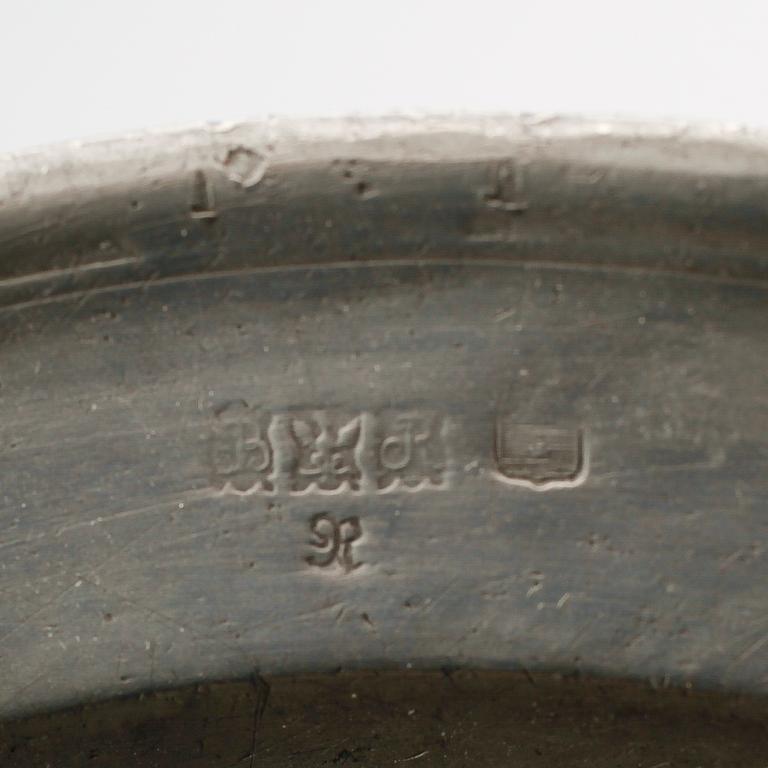 FAT SAMT KANNA, tenn, svenska stämplar, 1700-/1800-tal.