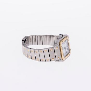 ARMBANDSUR, herr, Cartier Santos, stål och guld, automat.