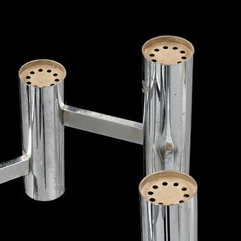 GAETANO SCIOLARI, a chrome ceiling light, probably Boulanger SA.