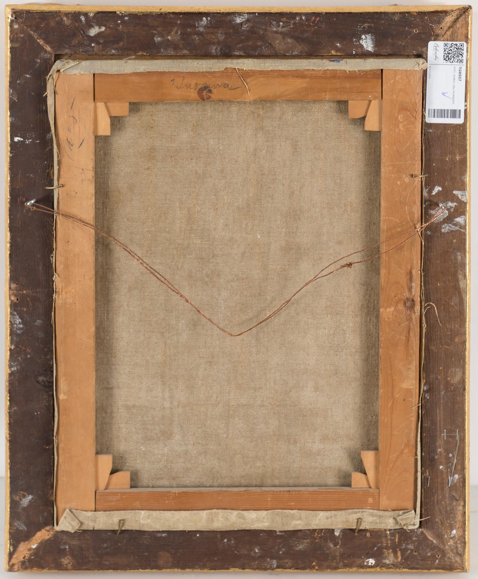 AXEL WALLERT, oil on canvas, signed and dated 1921.