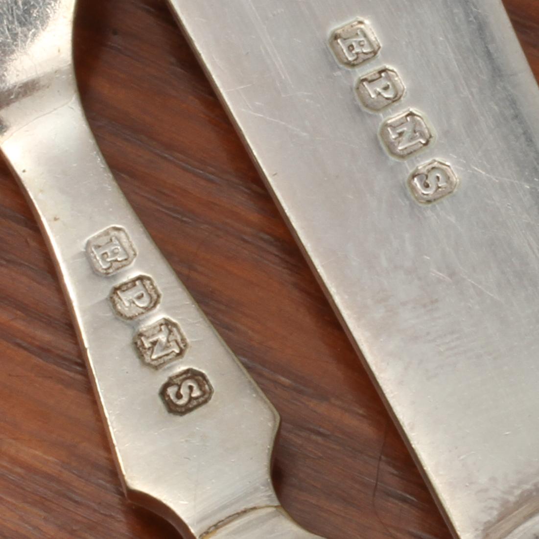 FISKBESTICK, 24 st, nysilver, England, 1900-talets första hälft.