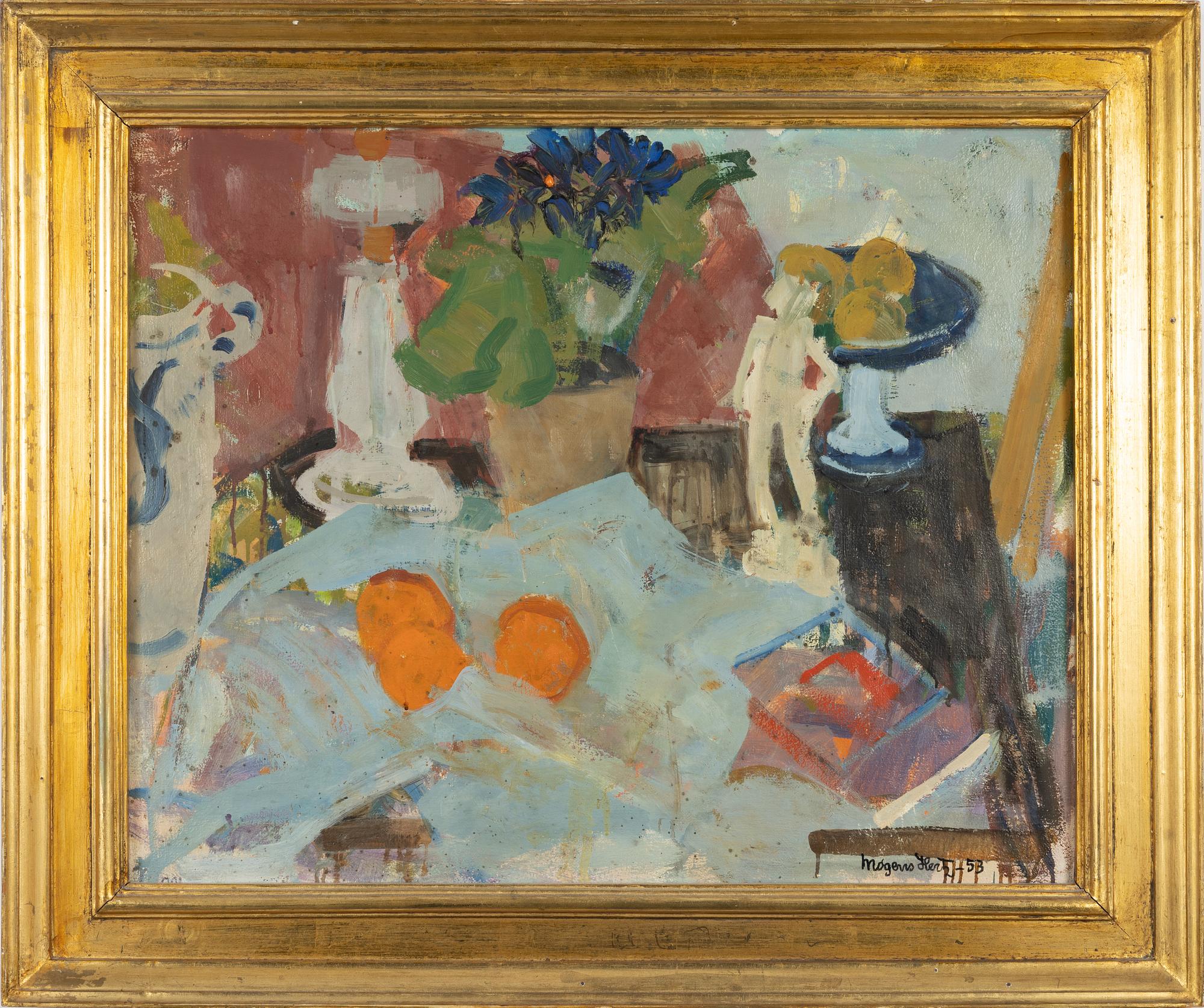 Mogens Hertz, Still Life with Oranges.