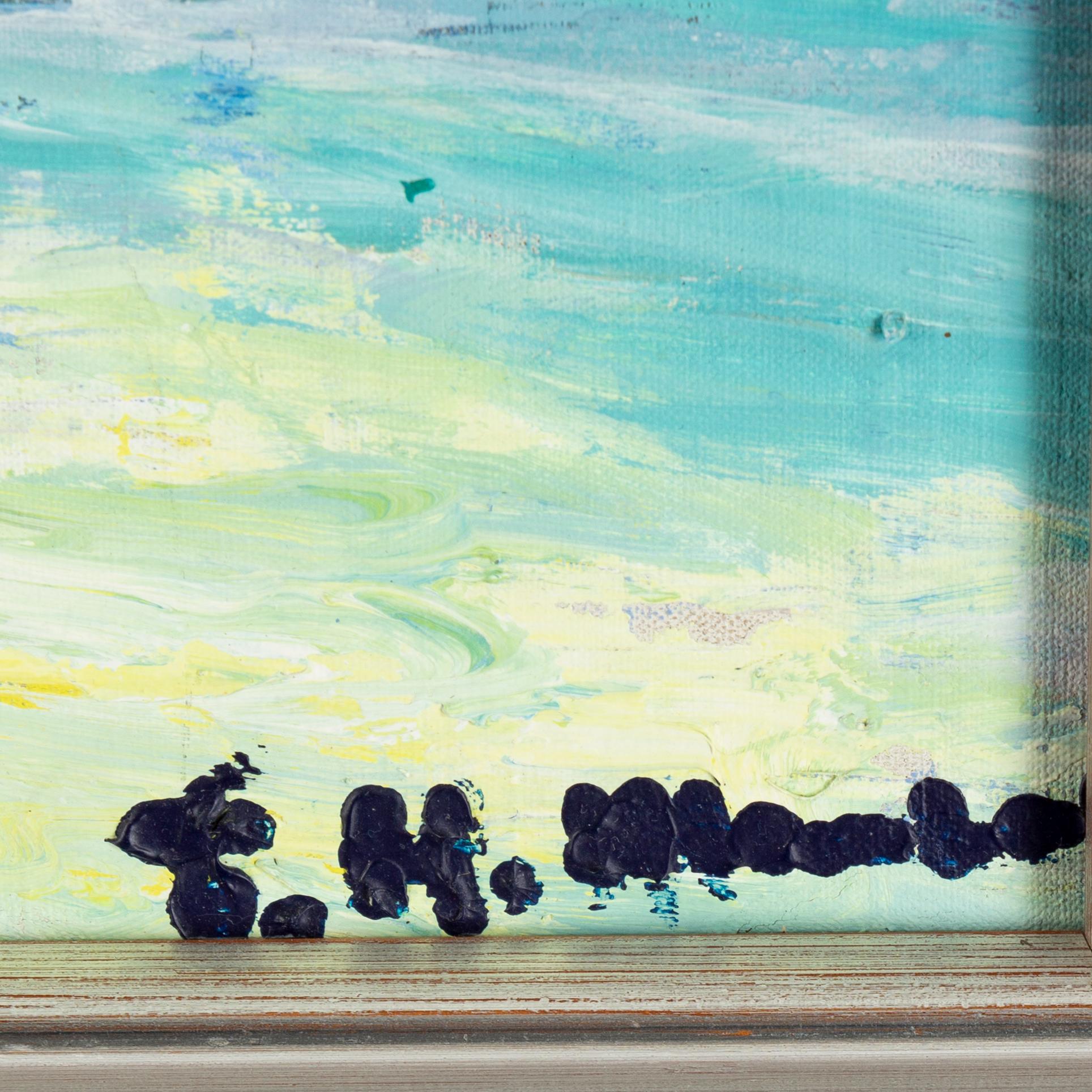 Helmut Mantel, oil on canvas, signed.