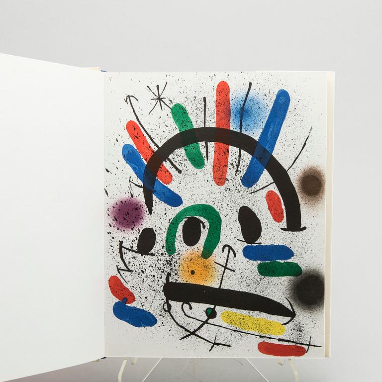 JOAN MIRÓ, book whit 12 lithographs in color,  "Joan Miró Lithographies", Volume I, Maeght, Paris, 1972.