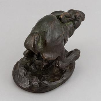 Knud Max Møller, sculpture, bronze, signed and dated -19.