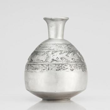 Estrid Ericson, a pewter vase, Svenskt Tenn, Stockholm 1984.