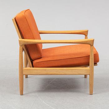 ERIK WÖRTZ, a 'Kolding' oak easy chair from IKEA, 1960's.