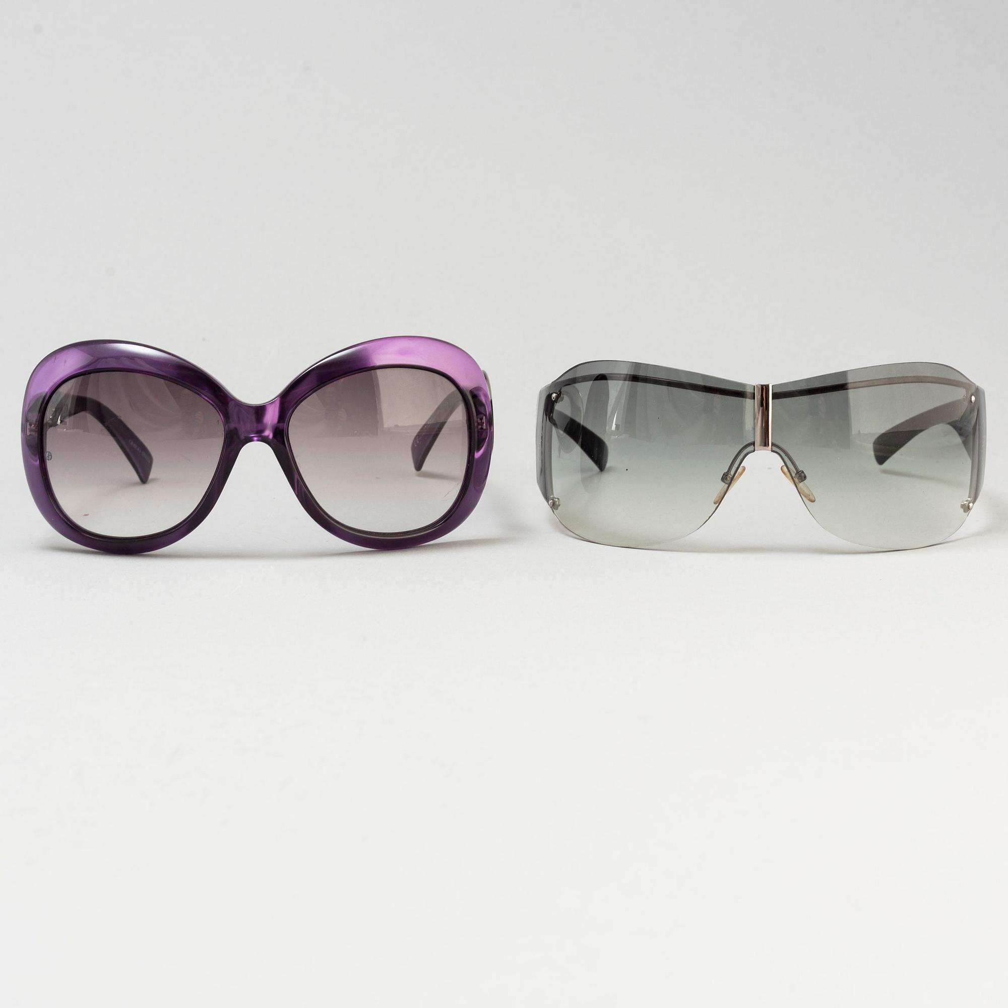 GIORGIO ARMANI, solglasögon, 2 st.