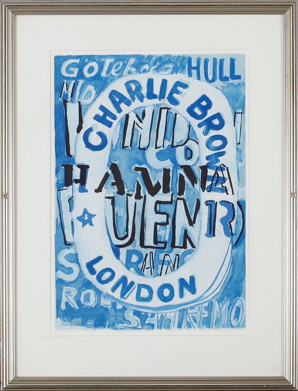 GÖSTA WERNER, 5 color lithographs, signed.