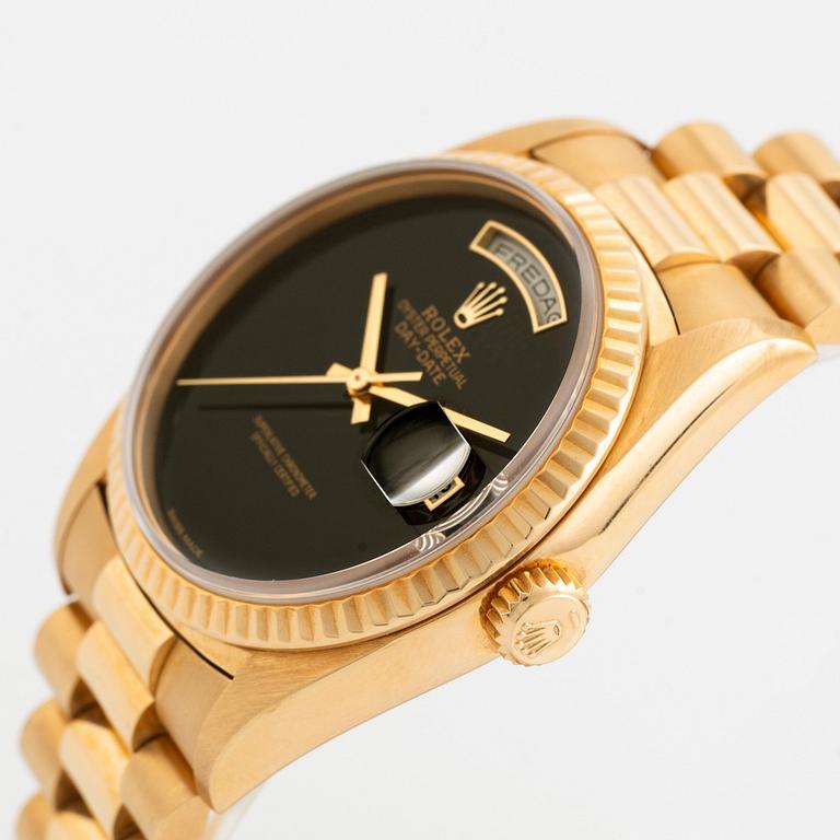Rolex, Day-Date, "Onyx Dial", ca 1996.