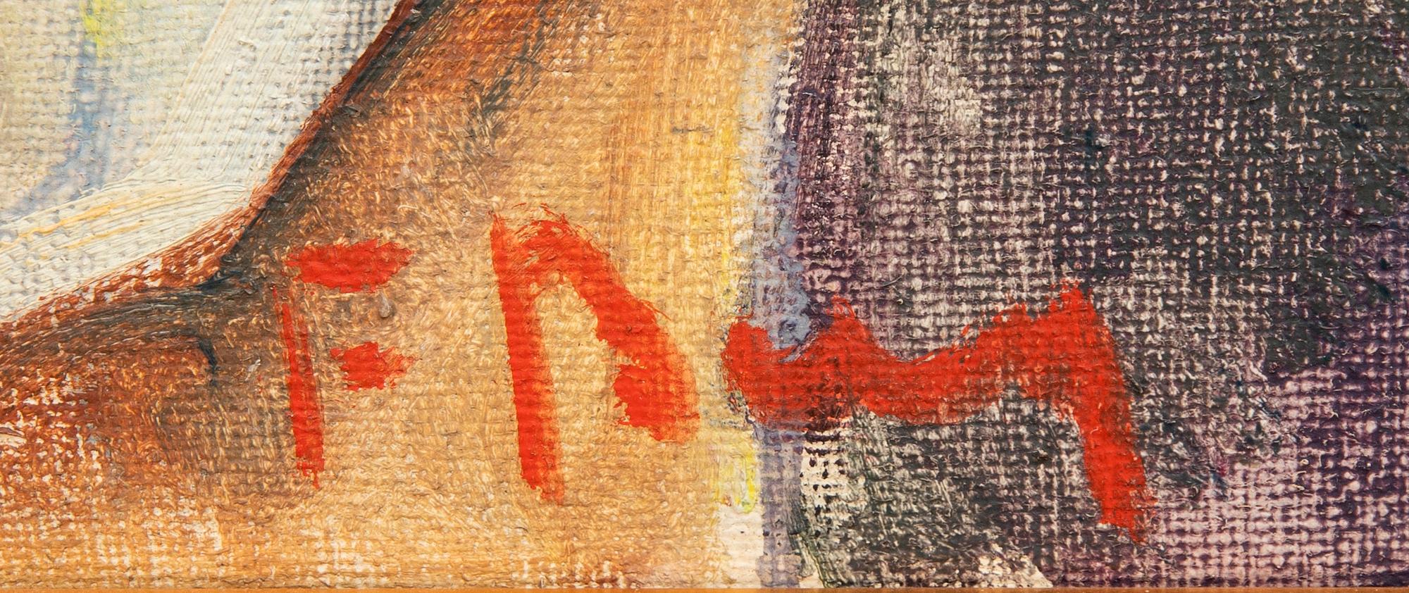 Frans Berg, olja på duk signerad.