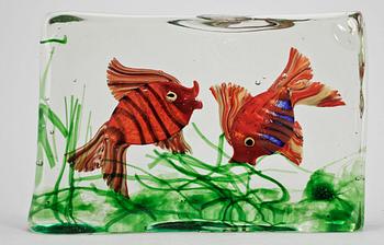 GLASBLOCK, Cendese, Murano. 1900-talets andra hälft.