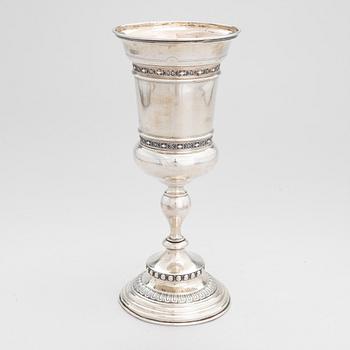 A silver goblet, Germany around 1900.
