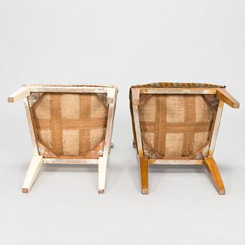 A set of six Swedish Gustavian chairs, circa 1800.