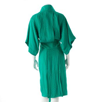 ALEXANDRE MCQUEEN, a green kimono style dress.