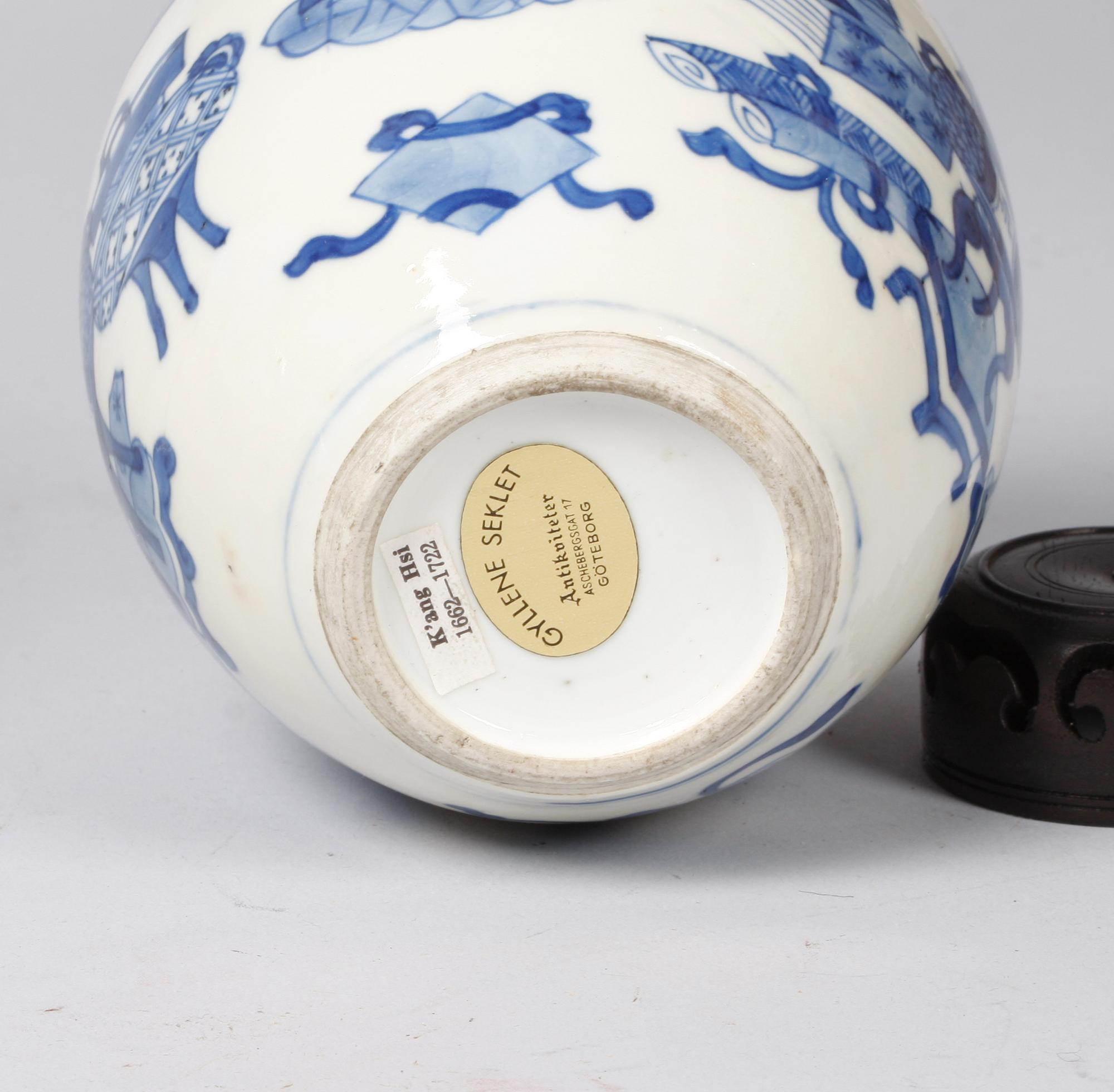 PARTI PORSLIN, 4 delar. Kina. 1700/1800-tal.