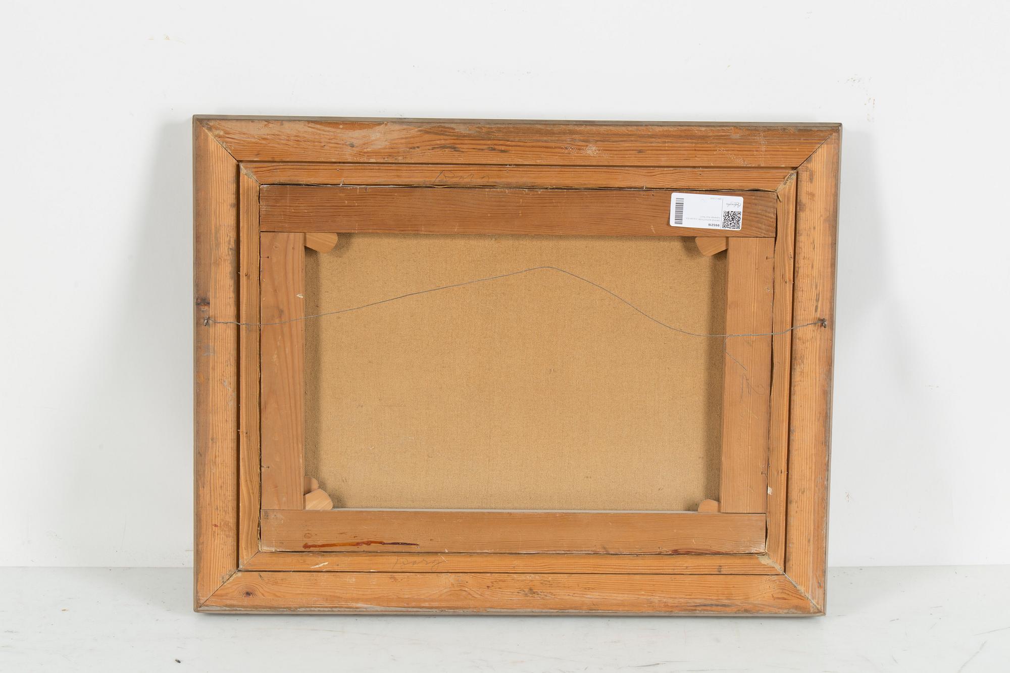 AXEL BORG, oil on canvas, signed.