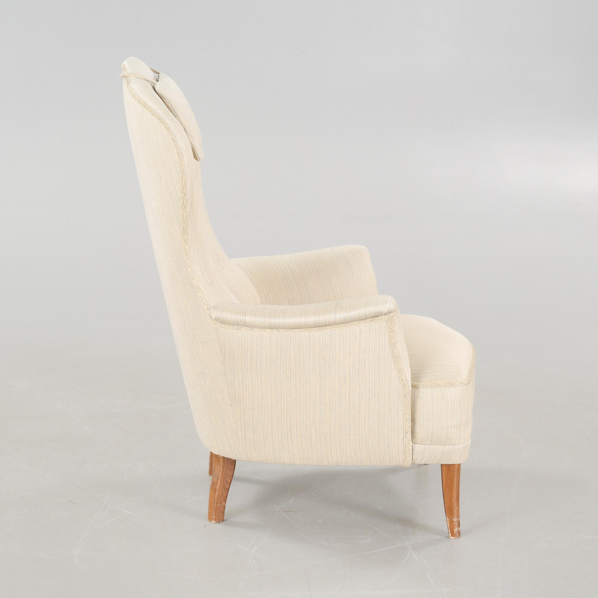 CARL MALMSTEN, fåtölj, "Farmor", 1900-talets andra hälft.