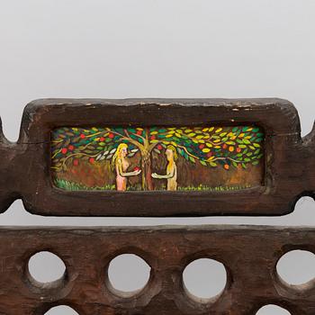 KOSTI AHONEN, wooden sofa.