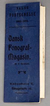 FONOGRAF, Lyra-fonografen, Danmark, omkring 1900.
