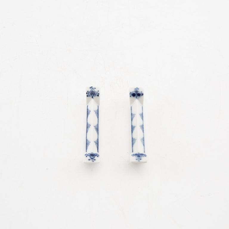 Service "Musselmalet Full Lace and Half Lace" 57 pcs Royal Copenhagen Denmark porcelain, second half of the 20th century.