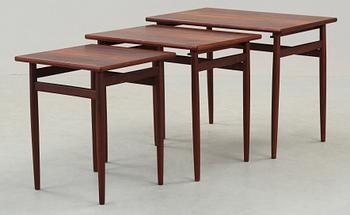 SATSBORD, 3 delar, Seffle Möbelfabrik, 1970-tal.
