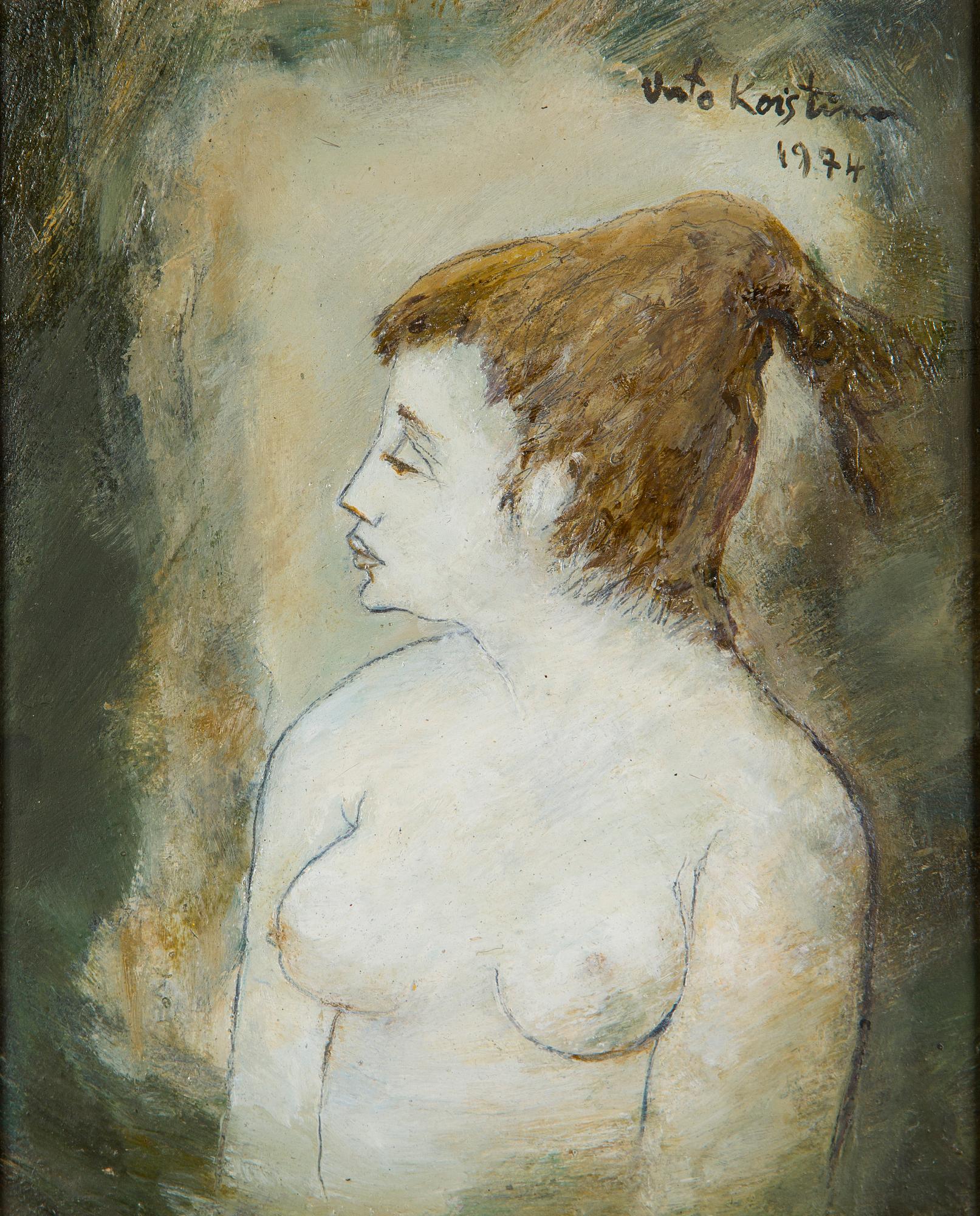 Unto Koistinen, Woman in profile.