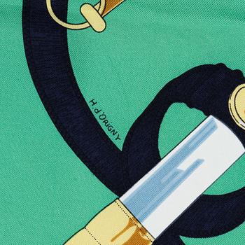 Hermès, scarf, "Eperon d'Or".