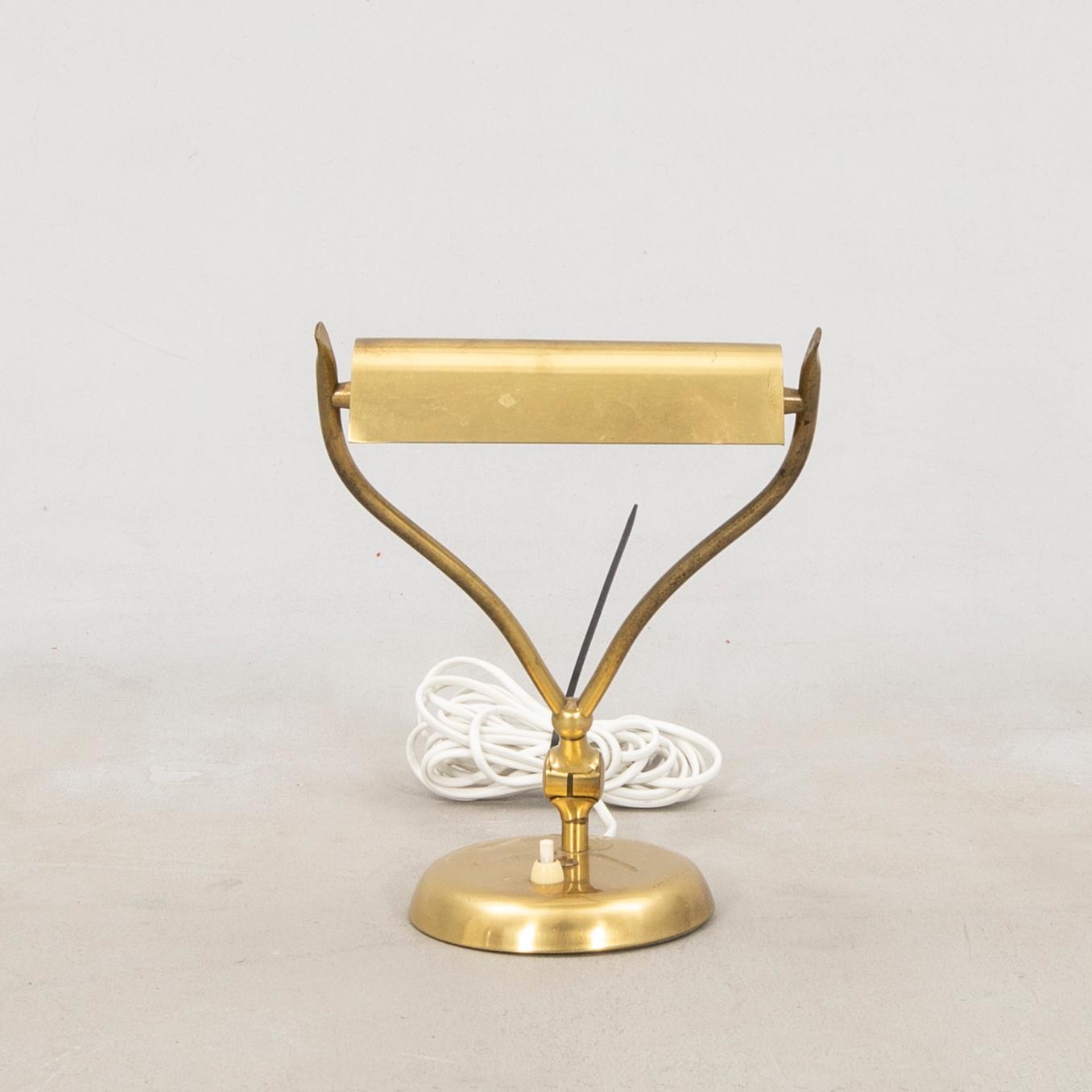 Bordslampa/pianolampa 1940/50-tal.