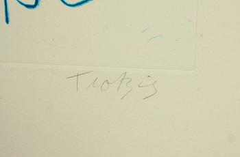 ULF TROTZIG, färgetsning, sign o numr 7/80.