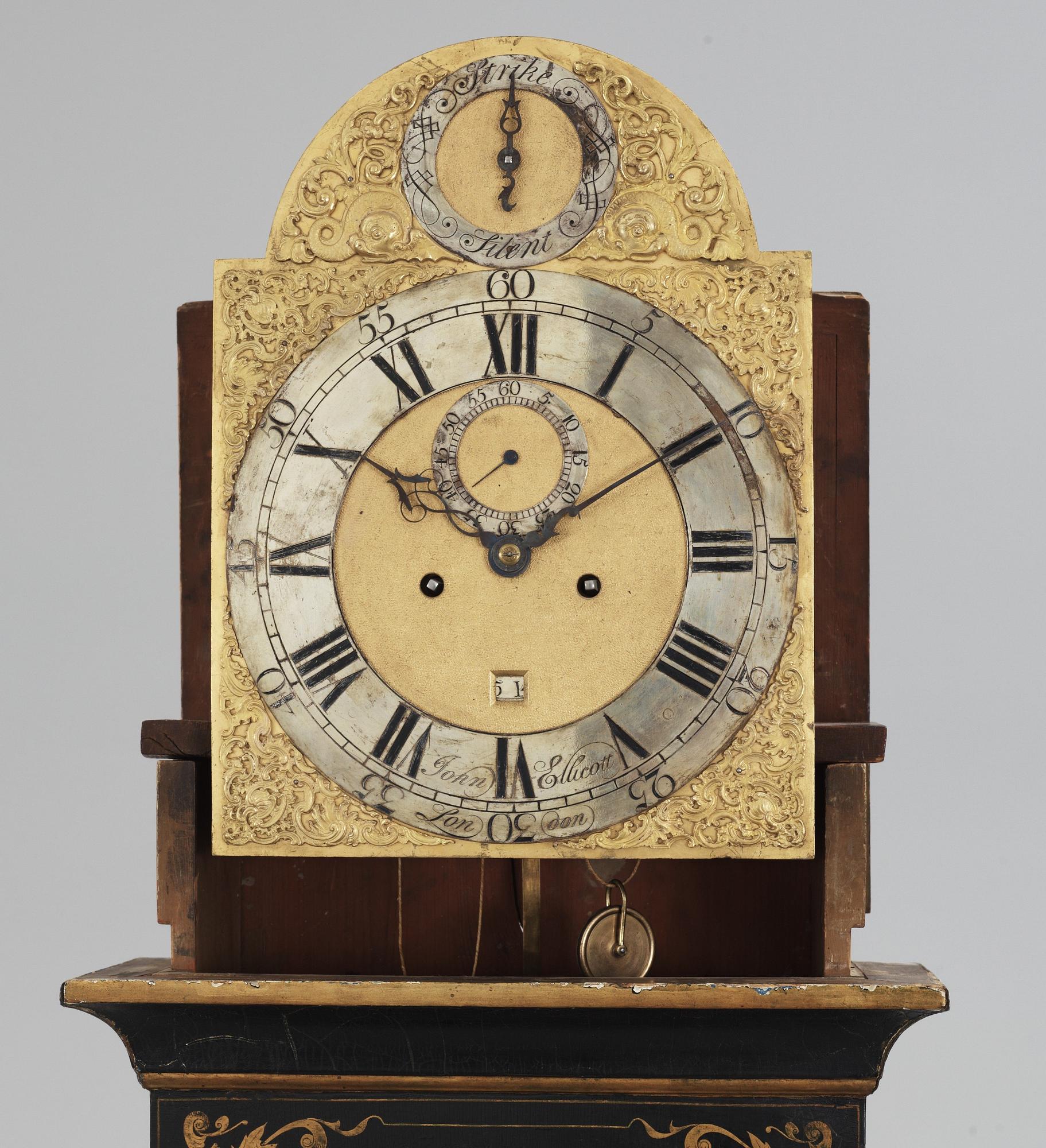 GOLVUR, av John Ellicott (1706-1772). London, 1700-tal.