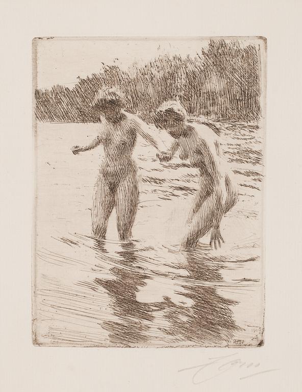 Anders Zorn, "Two bathers".