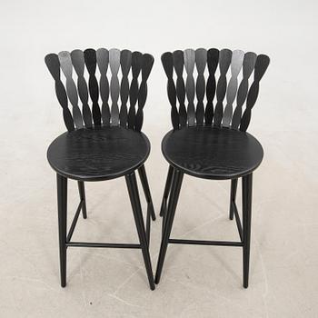Lisa Hilland, Barstools a pair "Spira" for Mylhta 2000s.