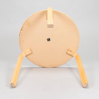 Alvar Aalto, a table and three chairs, Artek 2006 and 2007.