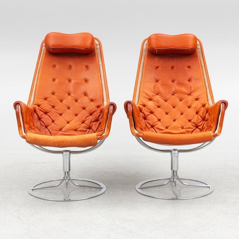 Bruno Mathsson, armchairs, a pair, "Jetson", Dux, late 20th century.