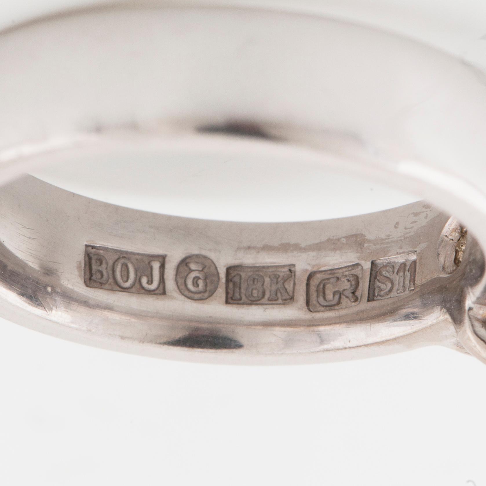 A brilliant cut diamond ring by Guldsmedsmästaren Göteborg, 2016.