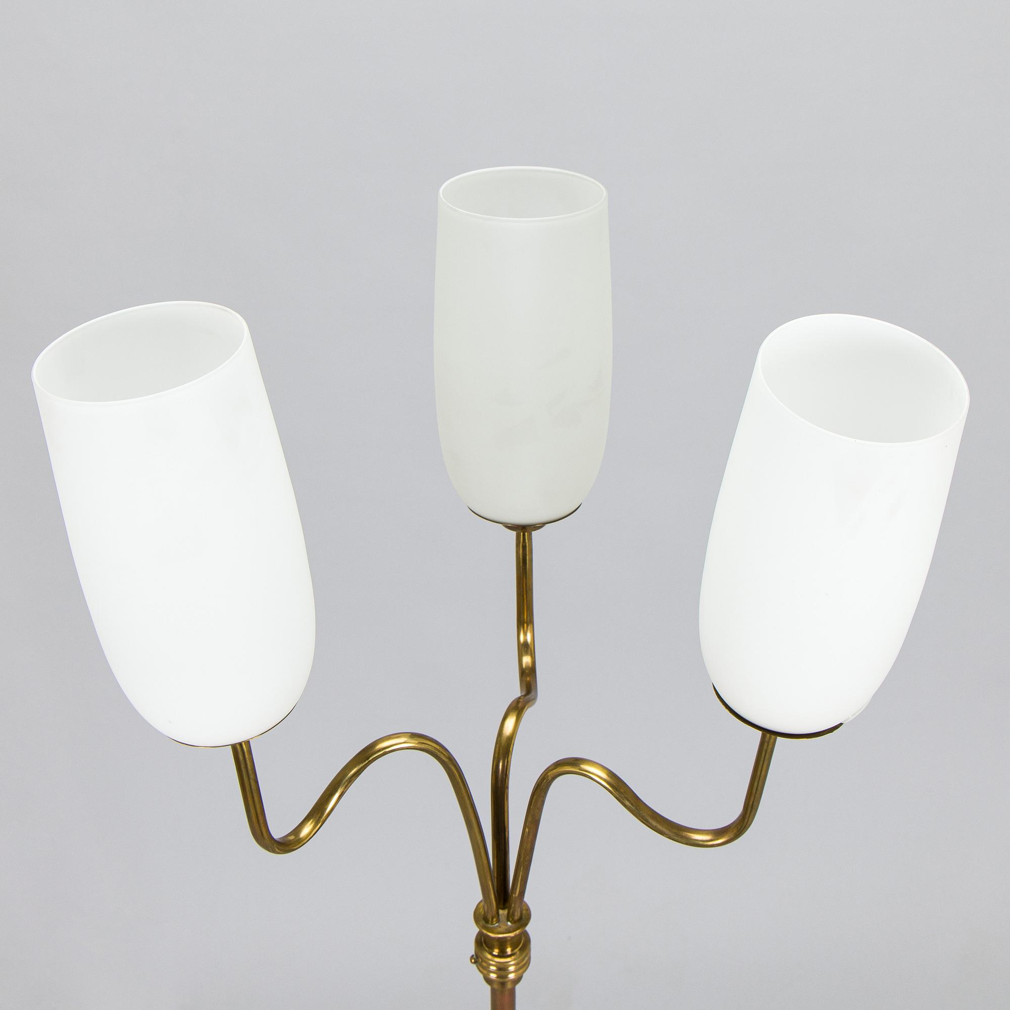 Floor lamp, mid-20th century.