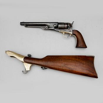 SLAGLÅSREVOLVER, Colt army m/1860.