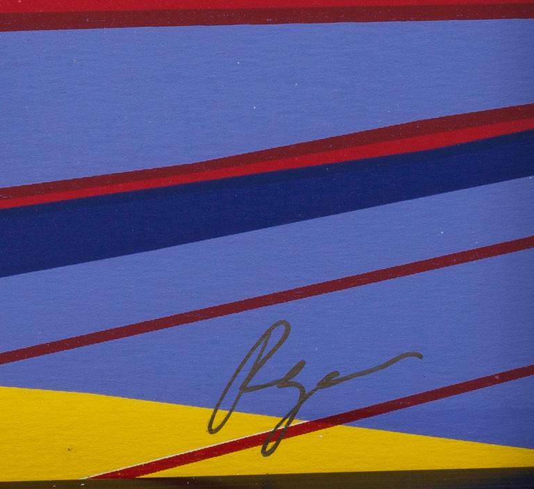 RICHARD RYAN, färgserigrafi, signerad och numrerad.