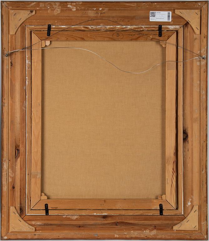 Axel Lind, olja på duk, signerad.