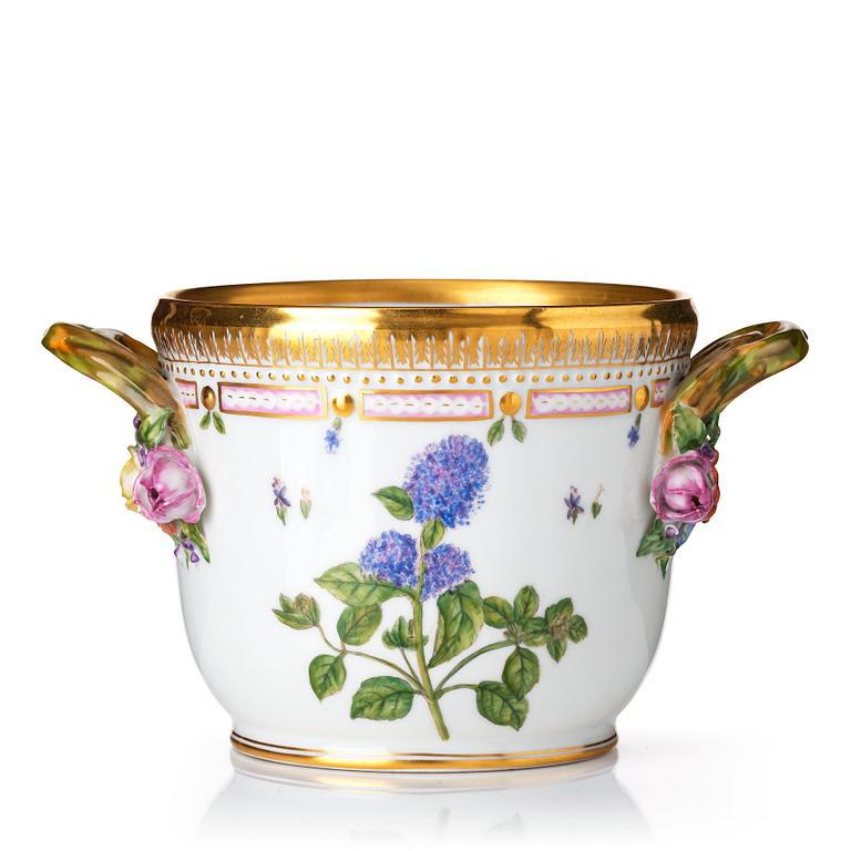 A Royal Copenhagen "Flora Danica" wine cooler/flower pot, Denmark, 20th Century.