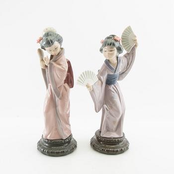 Salvador Debón, Figuriner, ett par, Lladró Spanien 1971-1978.