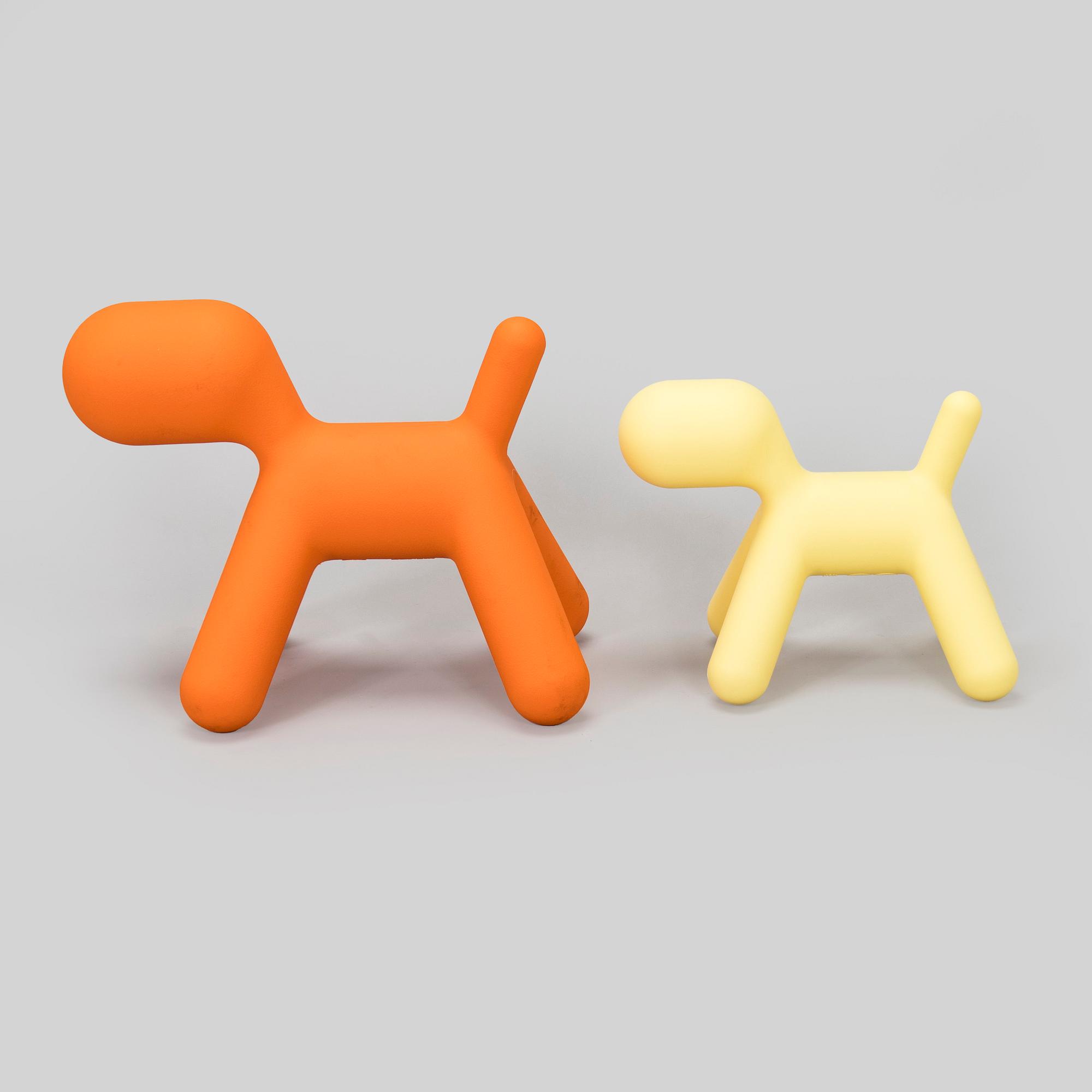 Eero Aarnio, "Puppy", 2 kpl, Me Too Collection, Magis, Italia, 2005.