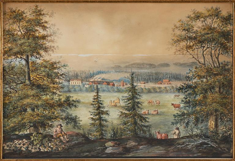 Carl Gustaf Gillberg, Vyer över bruk, ett par.