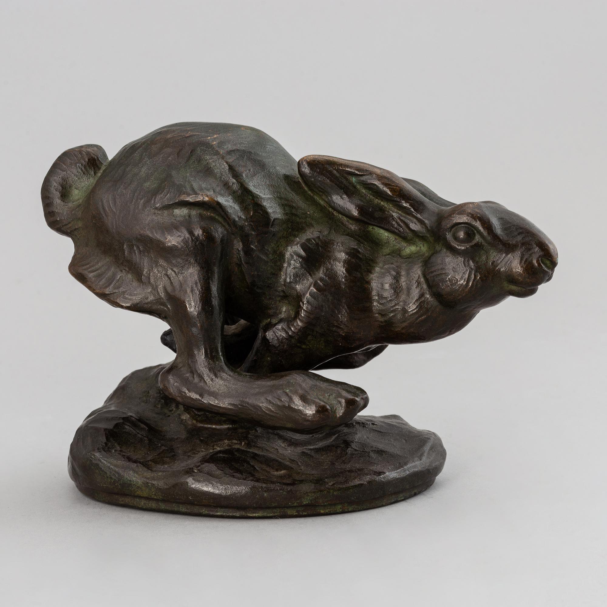 Knud Max Møller, sculpture, bronze, signed and dated -19.