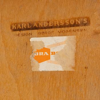 Børge Mogensen, a set of chairs 8 chairs, "Öresund", Karl Andersson och söner, Sverige.