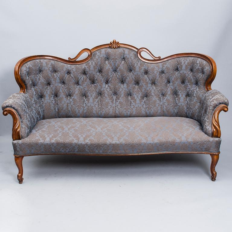 SOFFA, rokokostil, 1800-talets slut.