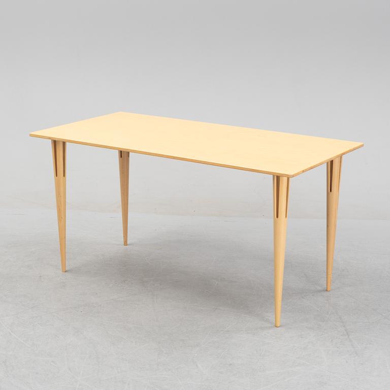 Bruno Mathsson, a birch-veneered dining table from Bruno Mathsson International.