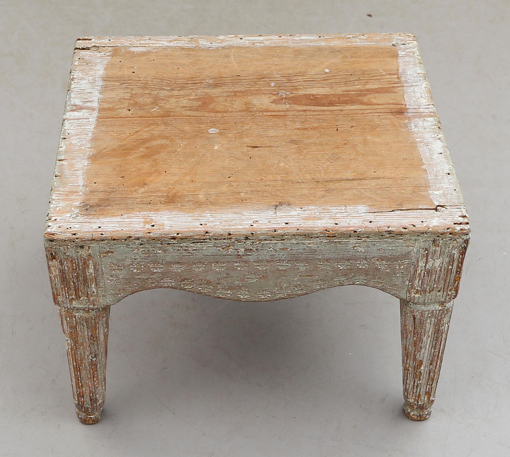 FOTPALL, gustaviansk, sent 1700-tal/tidigt 1800-tal.