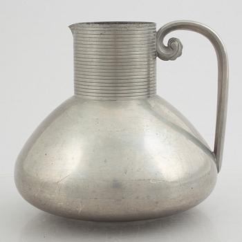 Sylvia Stave, a pewter jug model "5769", C.G. Hallberg, Stockholm, 1934.